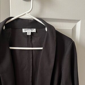 Shelby & Palmer Women's Black Cropped Blazer Jacket